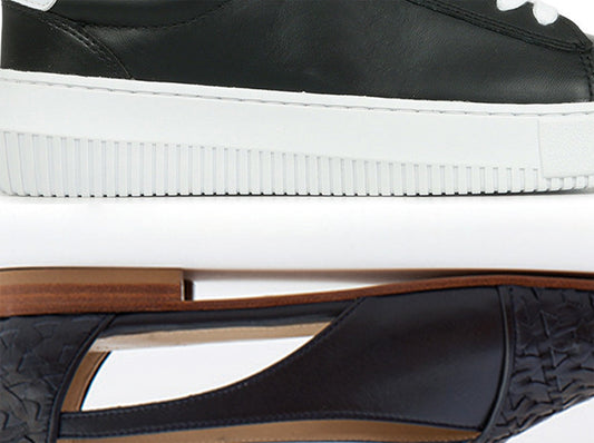 Rubber Soles Leather Souls
