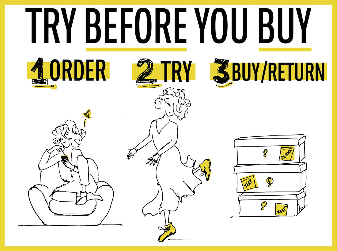 Try Before You Buy Shoes Online