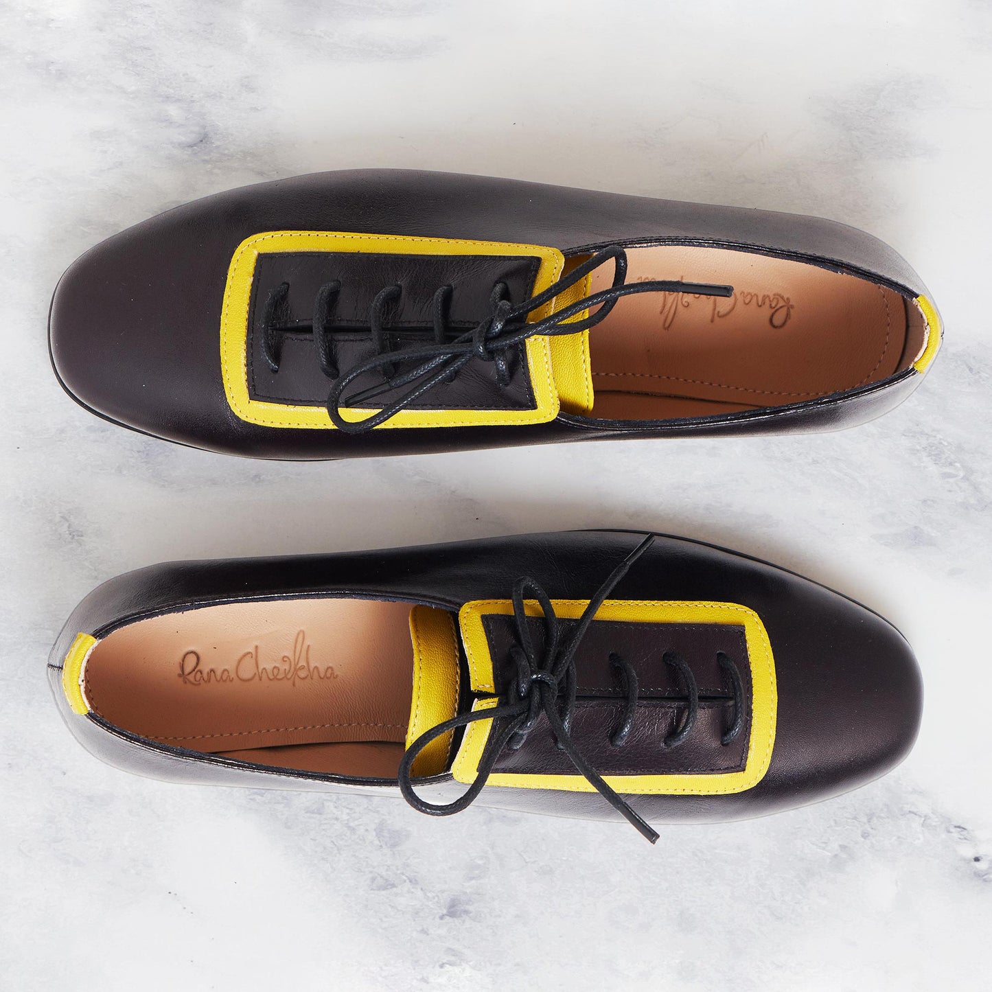 aubergine genuine calfskin leather oxford shoe