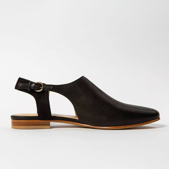 Black Genuine Leather Shoe