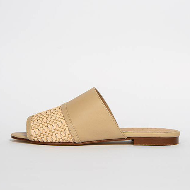 Augustine woven hot sale slide sandal