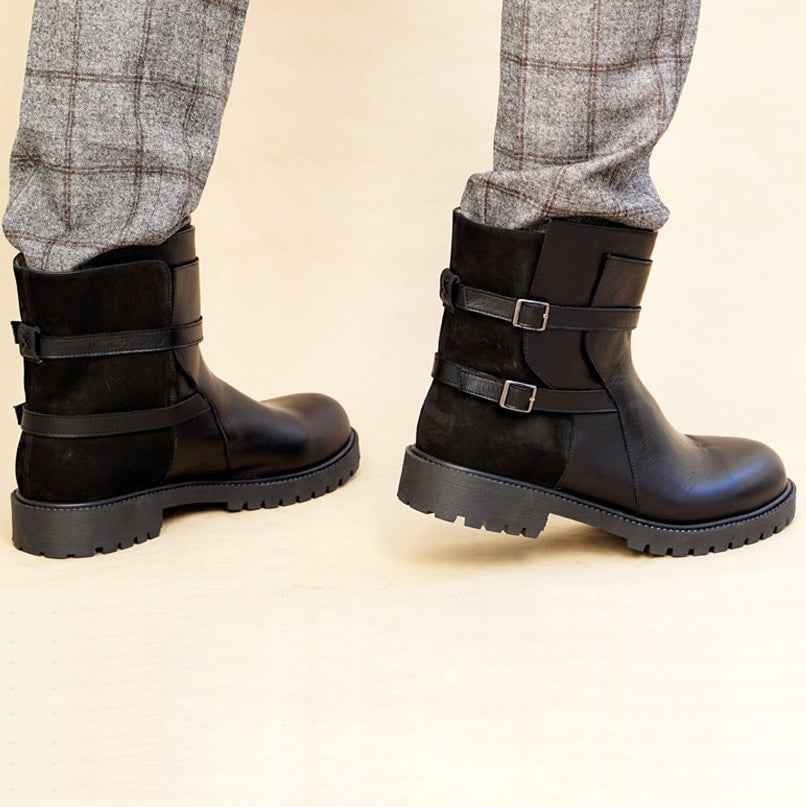 Comfortable Unisex Man Genuine Leather Boot