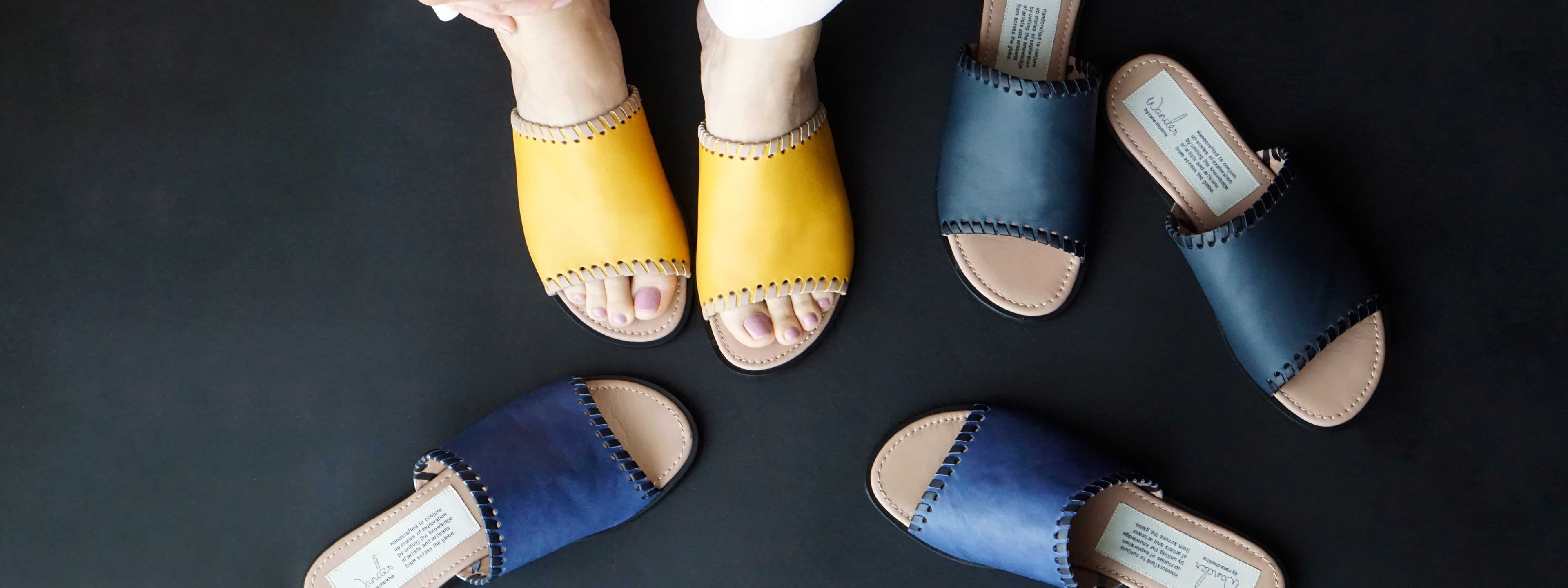 Jouna Outdoor Slipper Genuine Leather Summer Sandal