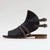 Genuine Black Leather Sandals 