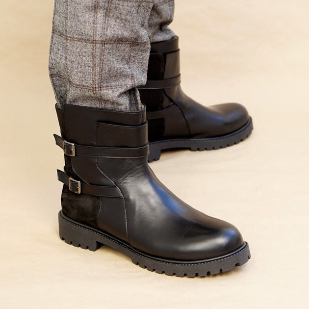 Comfortable Unisex Man Genuine Leather Boot