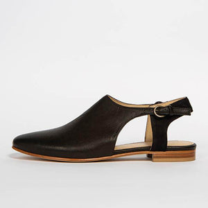 Handmade Genuine Black Leather Shoes